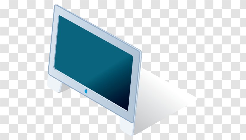 Computer Monitor Multimedia Rectangle - Electronic Device - Vector White Apple Display Transparent PNG
