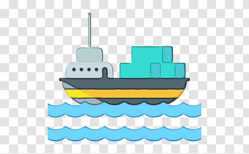 Ship Cartoon - Intermodal Container - Watercraft Vehicle Transparent PNG