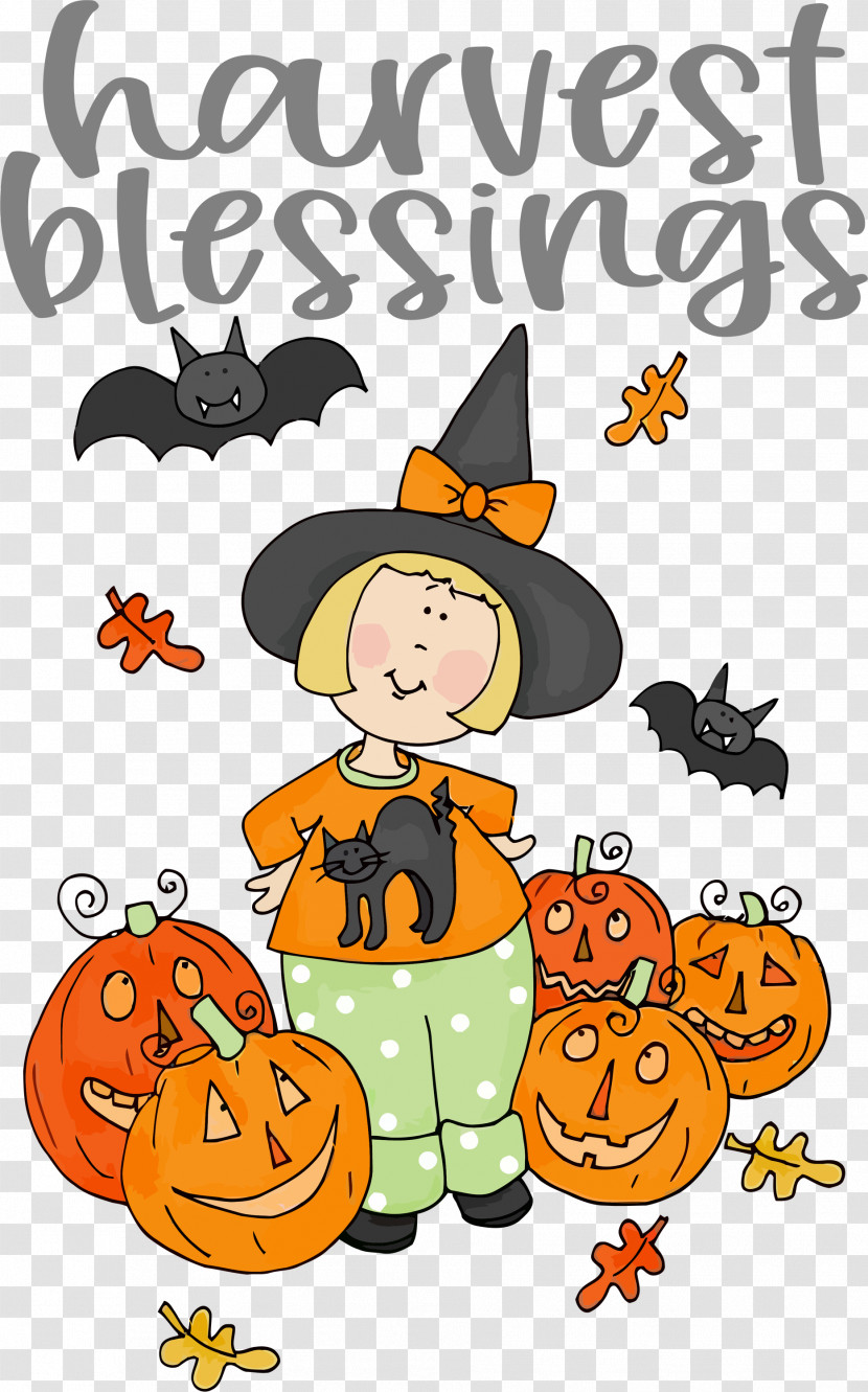 Harvest Blessings Thanksgiving Autumn Transparent PNG