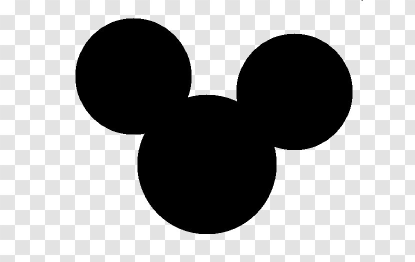 Mickey Mouse Minnie Oswald The Lucky Rabbit Clip Art - Black Transparent PNG