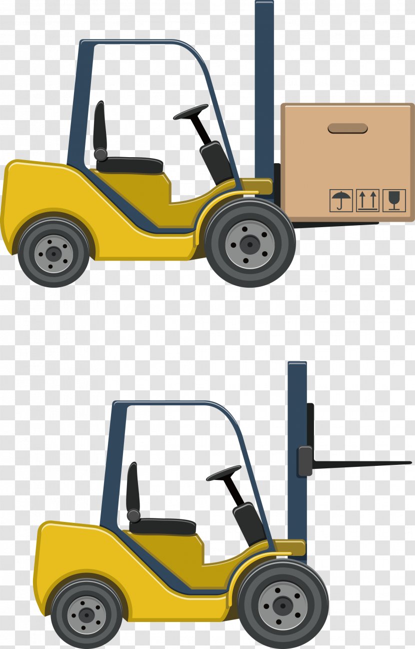 Car Forklift Icon - Compact - Logistics Consignment Truck Transparent PNG