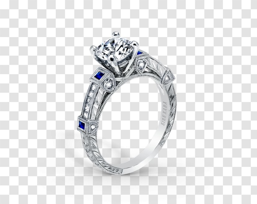Sapphire Wedding Ring Engagement Gemstone - Ceremony Supply Transparent PNG