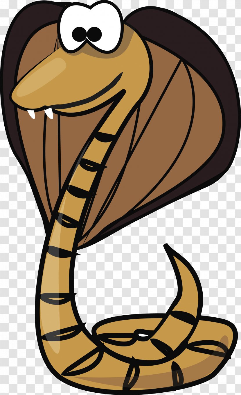 Clip Art Drawing Image Cartoon Cobra - Serpent - Snake Transparent PNG