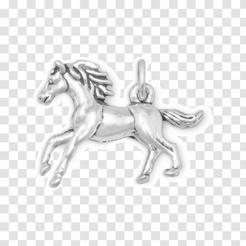 Charms & Pendants Charm Bracelet Silver Mustang Farm - Gallop Transparent PNG