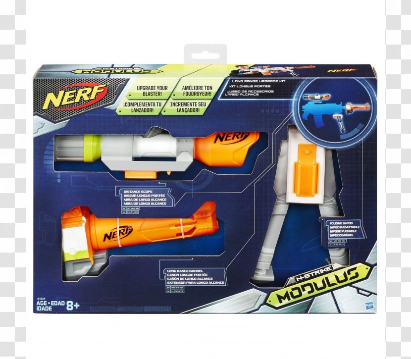 Nerf N-Strike Elite Blaster NERF Modulus ECS-10 - Nstrike - Toy Transparent PNG