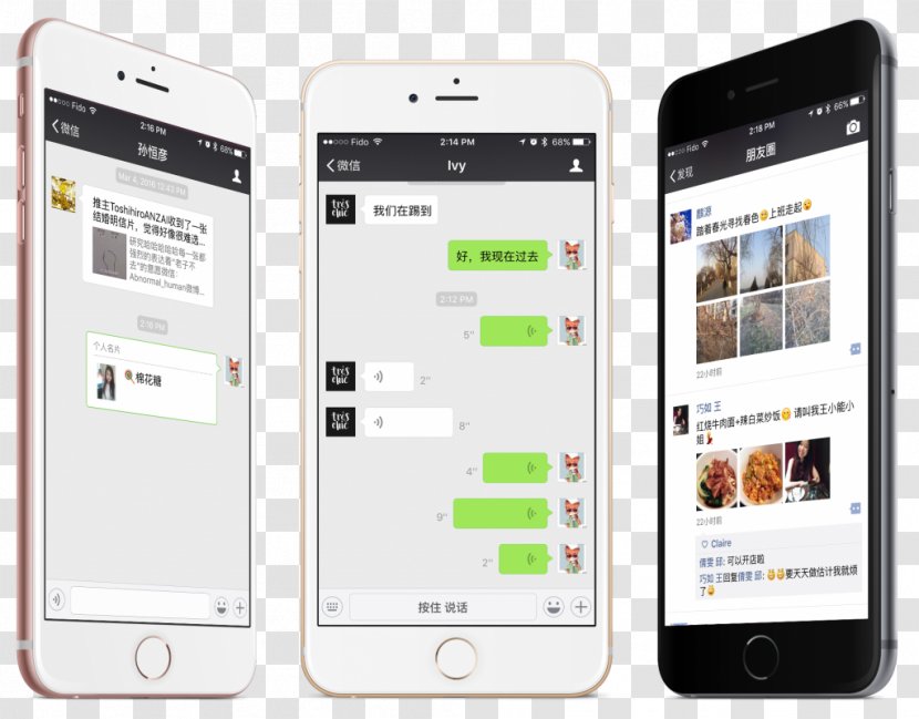 Smartphone Feature Phone WeChat Text Messaging - Information Transparent PNG