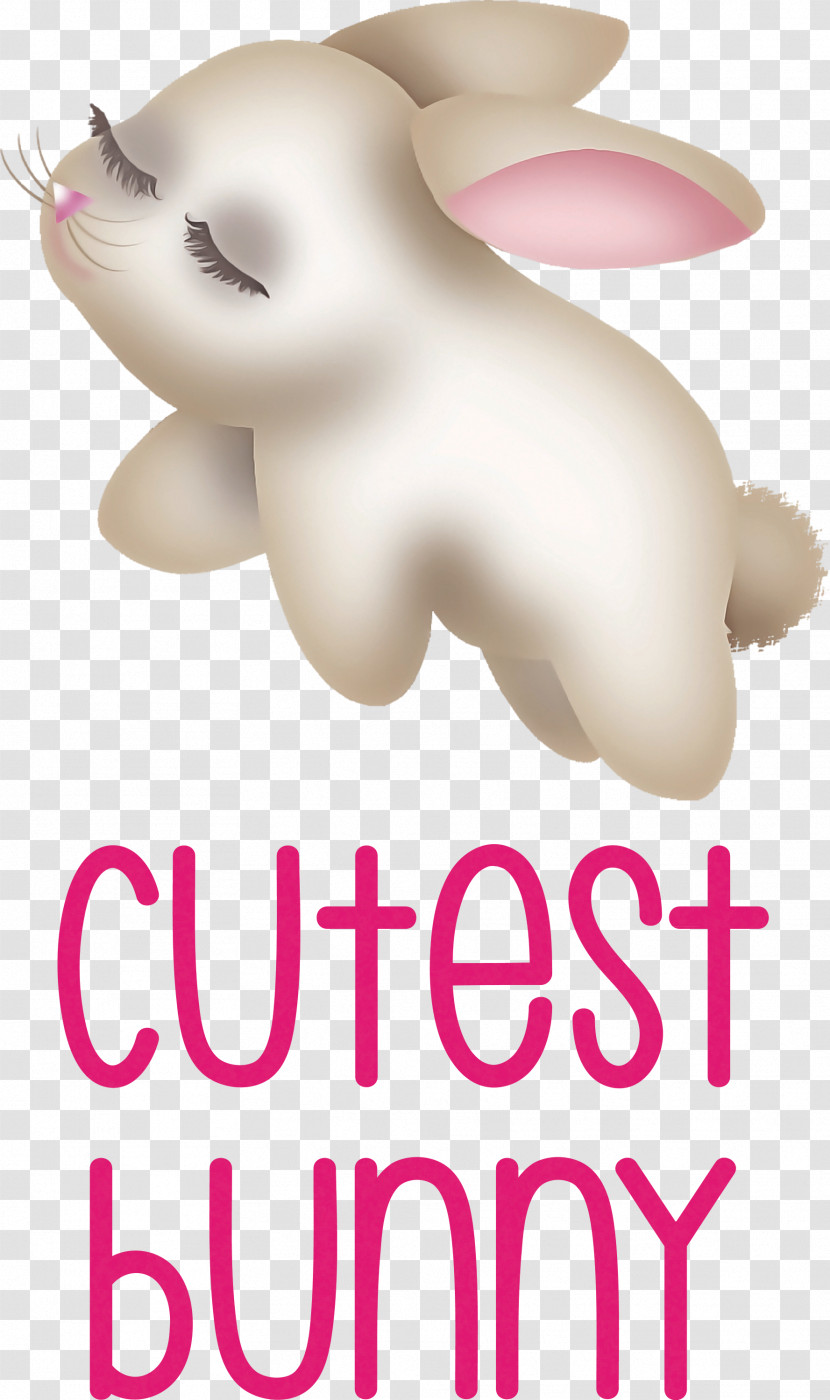 Cutest Bunny Bunny Easter Day Transparent PNG