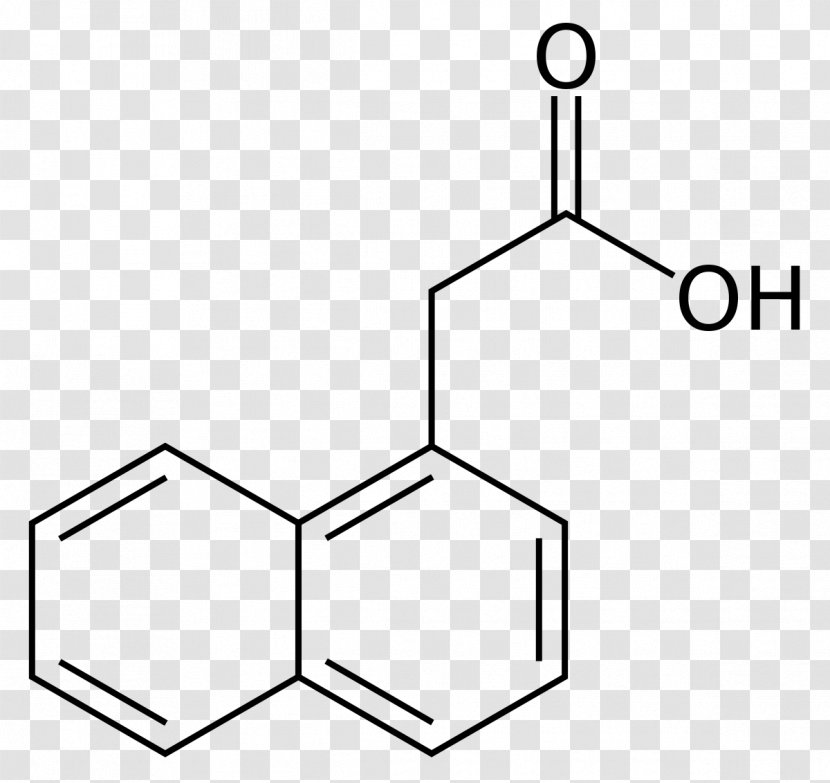 1-Naphthaleneacetic Acid Structural Formula Mandelic - Structure Transparent PNG