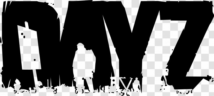 DayZ ARMA 2 Logo Video Game - Monochrome Photography - Hicks Transparent PNG