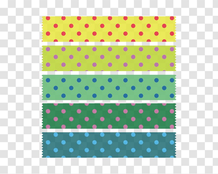 Masking Tape Polka Dot Yellow - Magenta - Scotch Transparent PNG