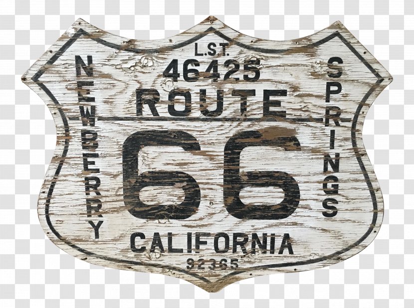 U.S. Route 66 T-shirt Sleeve Logo Post Cards - Conflagration Transparent PNG