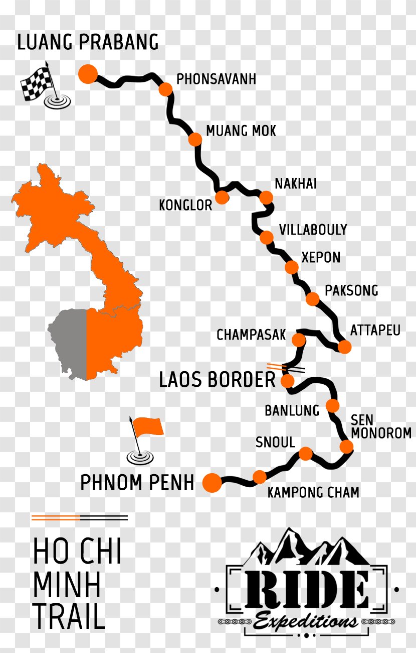 Ho Chi Minh Trail City Cambodia Laos Transparent PNG