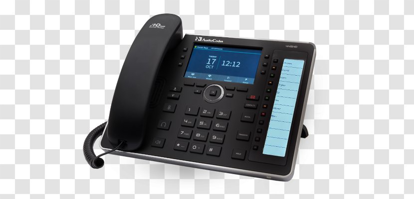 VoIP Phone Telephone Mobile Phones AudioCodes Voice Over IP - Wideband Audio - Ip Code Transparent PNG