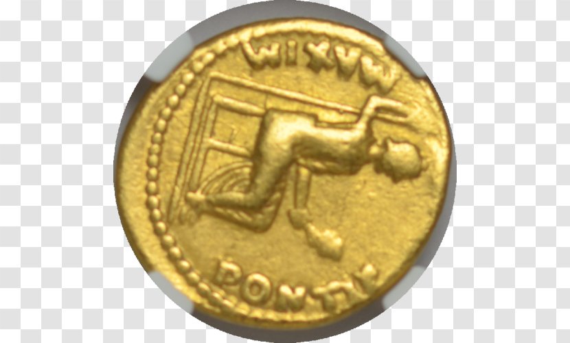 Greek And Roman Coins Gold Sequin Aureus - Coin Transparent PNG