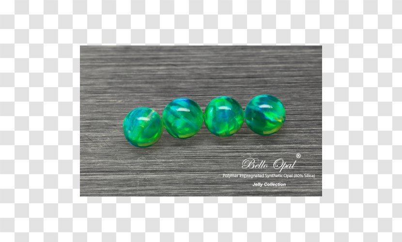 Emerald Turquoise Bead Transparent PNG