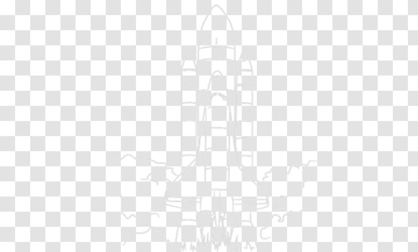 Drawing Space Shuttle Program Sketch - White - Knot Transparent PNG