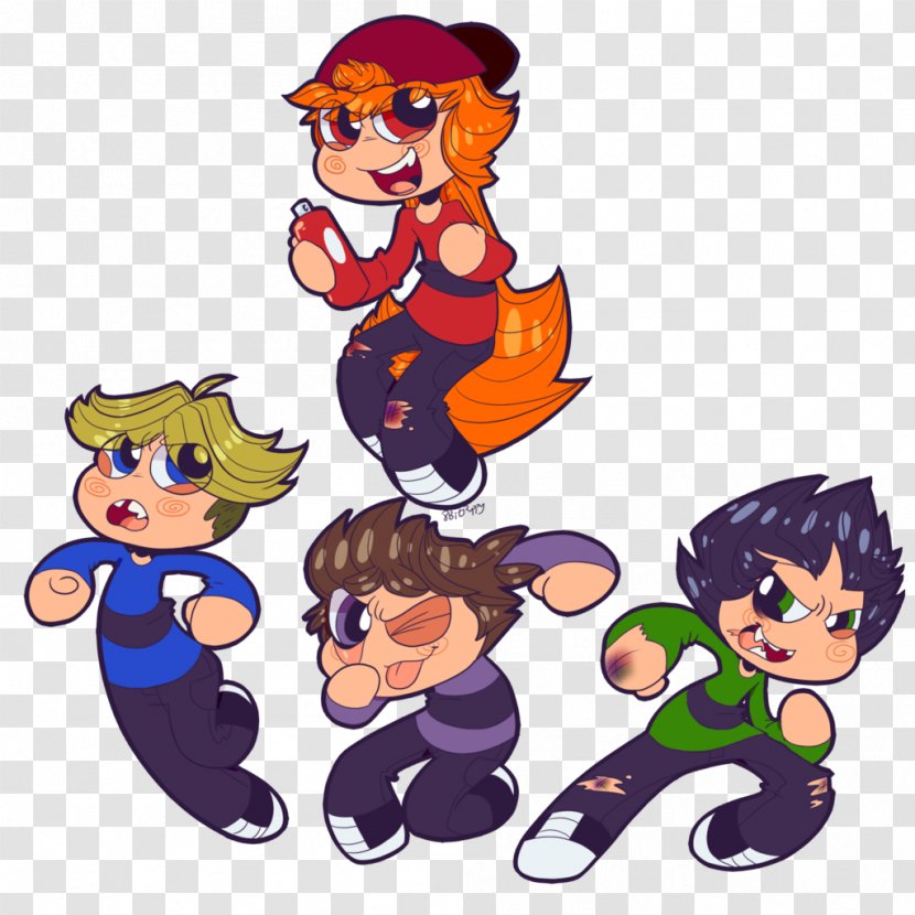 The Rowdyruff Boys What Are Little Made Of? Cartoon Network - Flower - Frame Transparent PNG