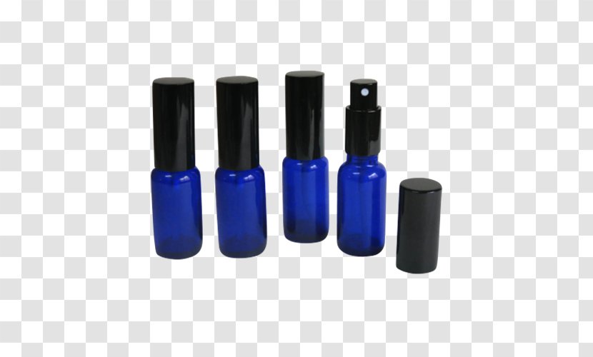 Glass Bottle Plastic Cobalt Blue - Oil Transparent PNG