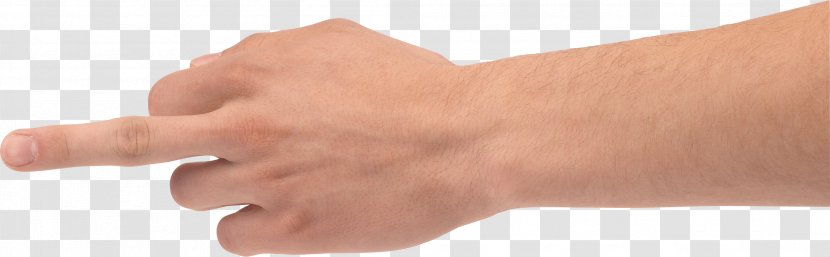 One Finger Hand, Hands , Hand Image Free - Thumb - Nail Transparent PNG