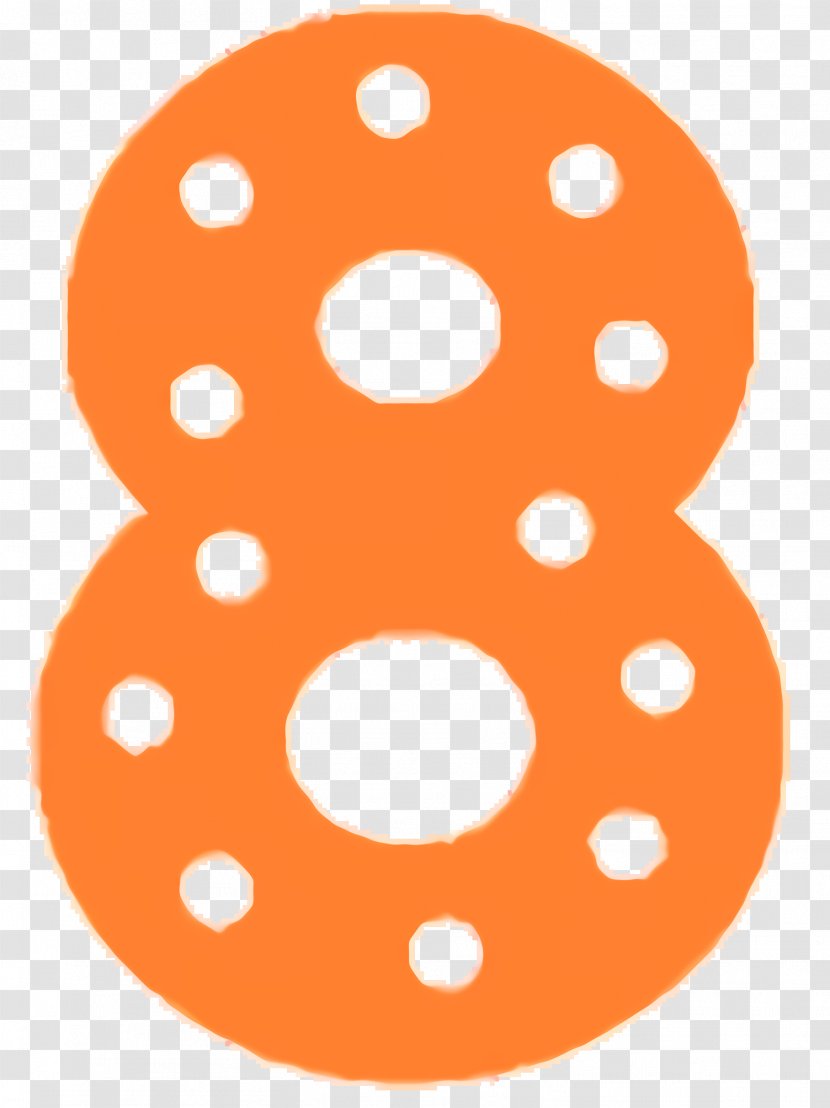 Background Orange - Auto Part Polka Dot Transparent PNG