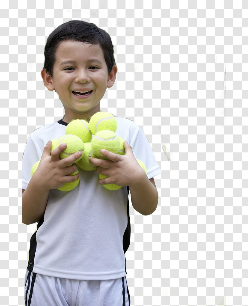 Tennis Ball Stock Photography Child - Children's Transparent PNG