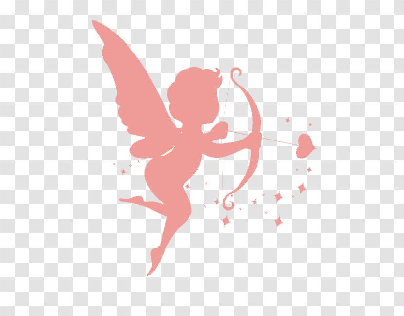 Love Cupid Angel Illustration - Flower Transparent PNG