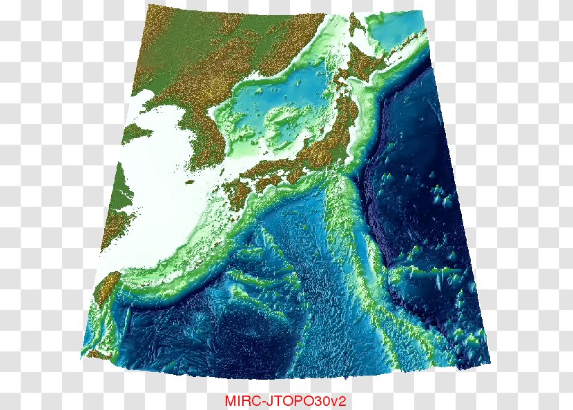 Seabed Topographic Map Plan Bird's-eye View Organism - Oban - RELIEF Transparent PNG