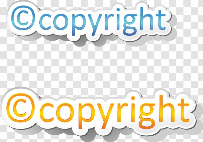 Icon - Yellow - Copyright Transparent PNG