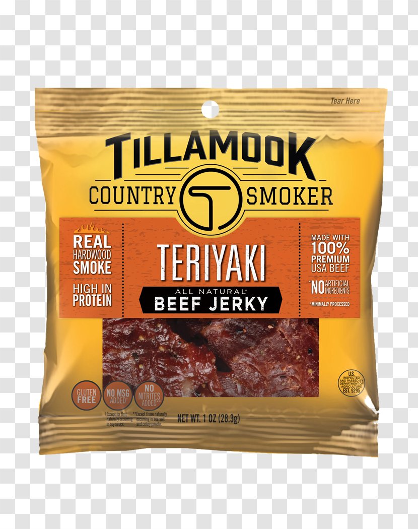 Meat Jerky Beef Smoking Tillamook - Country Smoker Outlet Transparent PNG