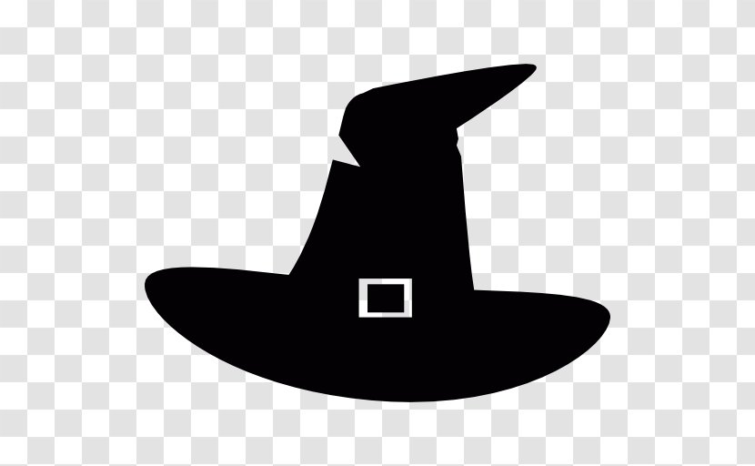 Witch Hat Witchcraft Clothing - Monochrome Transparent PNG