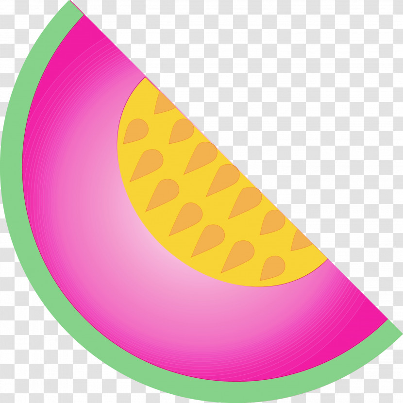 Yellow Line Fruit Magenta Circle Transparent PNG