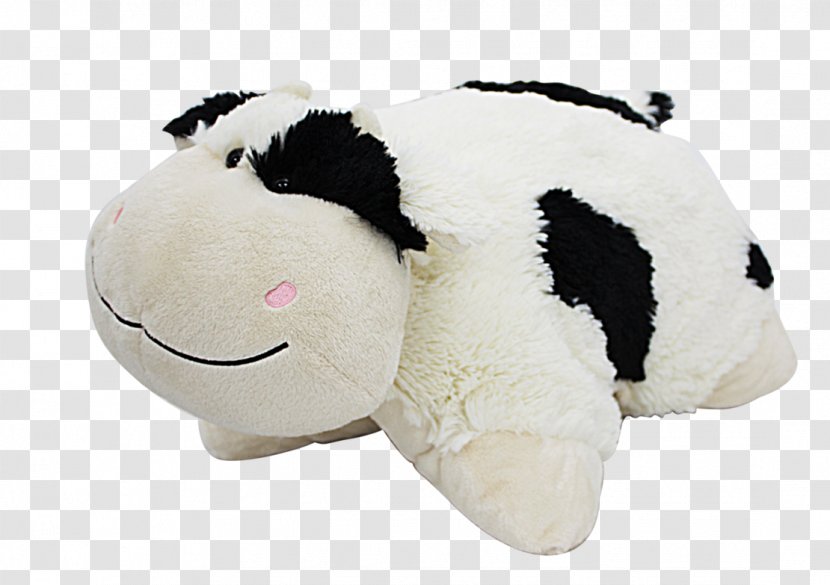 Stuffed Animals & Cuddly Toys Cattle Pillow Pets - Cartoon - Happy Cow Transparent PNG