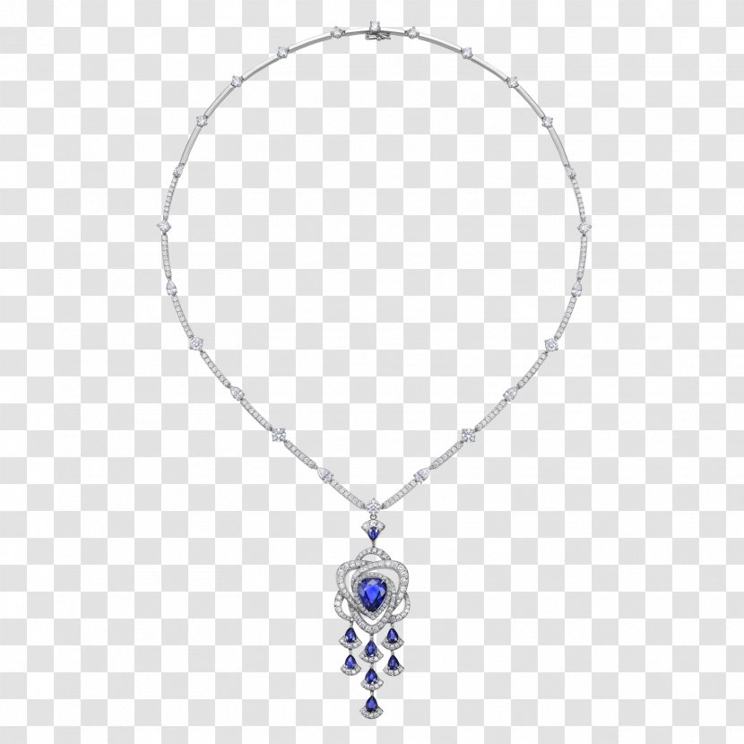 Locket Necklace Bead Gemstone Jewellery - Cobalt - Vintage Black Star Sapphire Transparent PNG