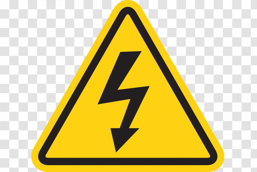 Electricity Hazard Symbol Clip Art - Warning Sign Transparent PNG
