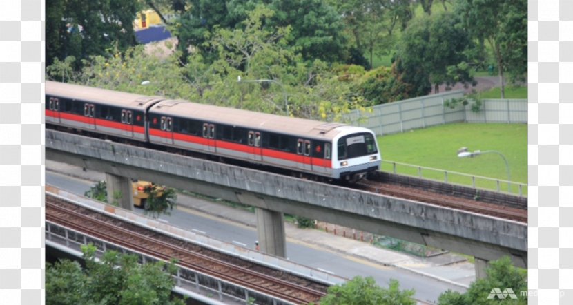 Train Rail Transport Rapid Transit Jurong East MRT Station Railroad Car - Track Transparent PNG