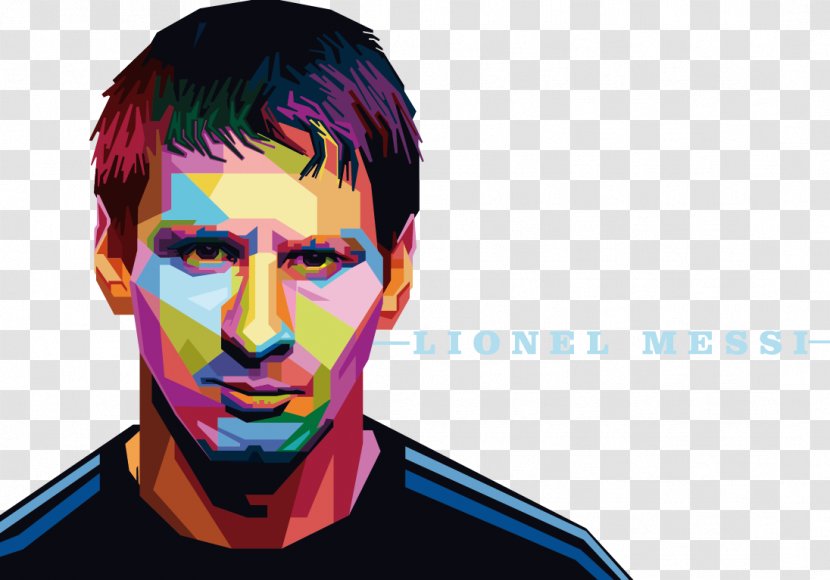 Lionel Messi FC Barcelona Argentina National Football Team Player - Art - Macy COLORFUL Avatar Transparent PNG
