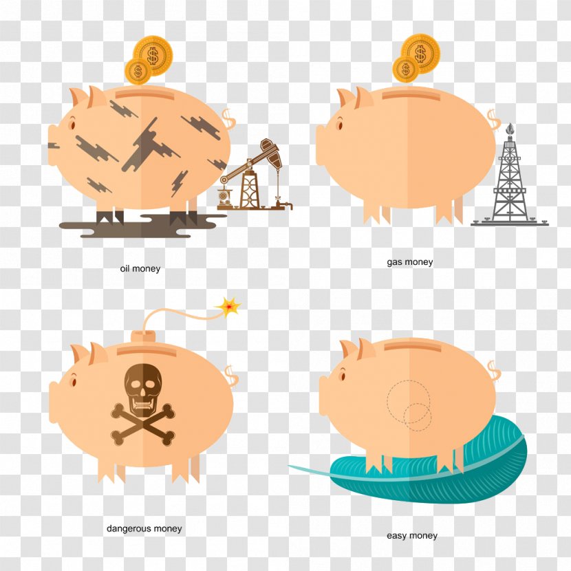 Piggy Bank Money Cartoon Comics Transparent PNG
