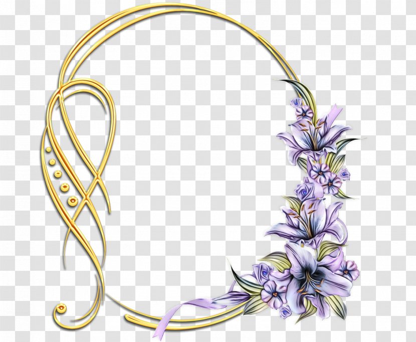 Background Flower Frame - Violet - Iris Plant Transparent PNG