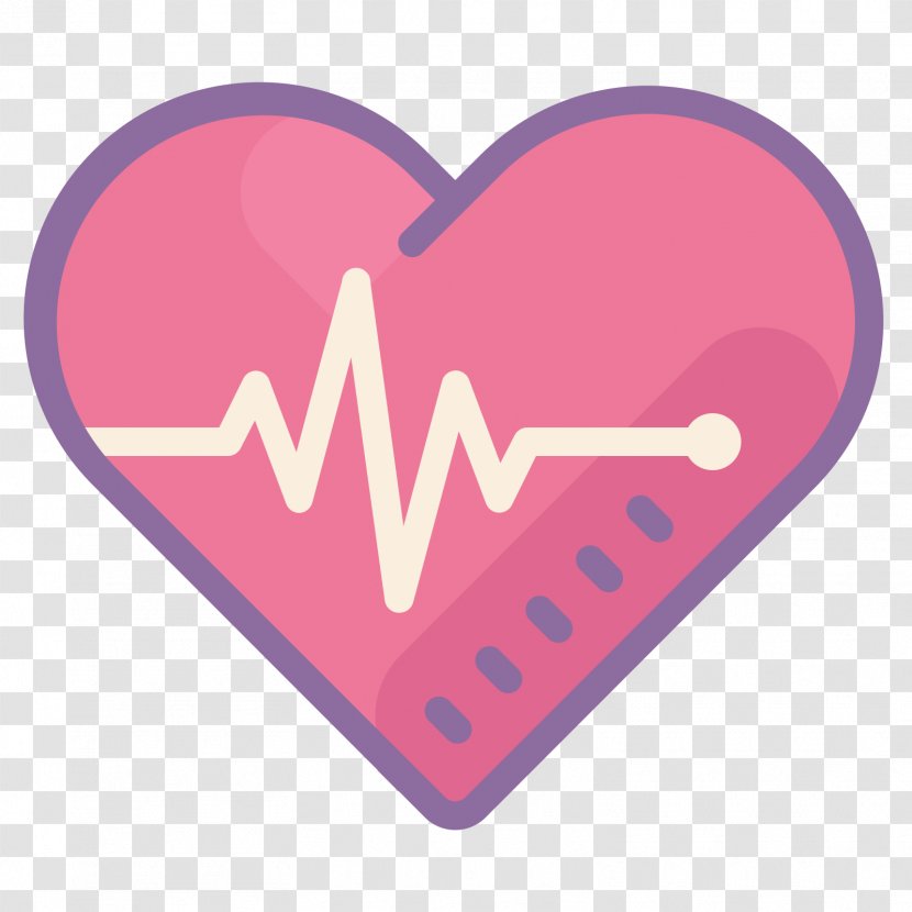 Heart Pulse Image Emoticon - Silhouette Transparent PNG