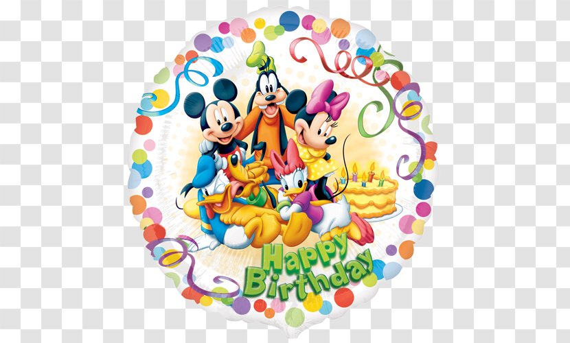 Mickey Mouse Universe Minnie Pluto Birthday - Balloon Transparent PNG