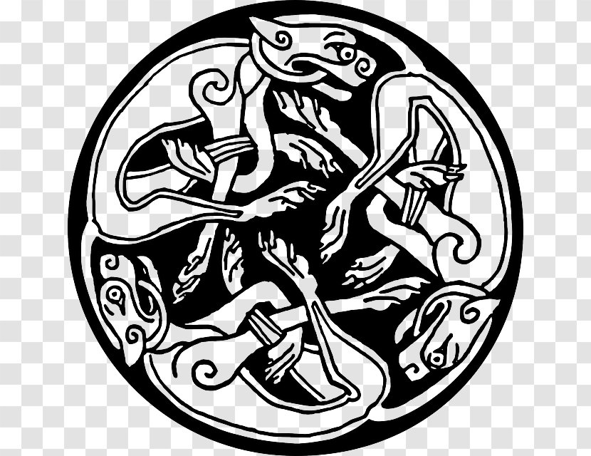 Celtic Hounds Greyhound Borzoi Celts Knot - Recreation - Symbols Transparent PNG