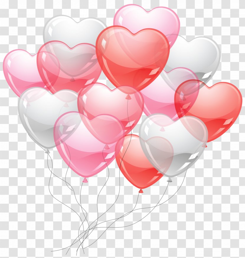 Balloon Valentine's Day Clip Art - Heart - Baloons PNG Picture Transparent PNG