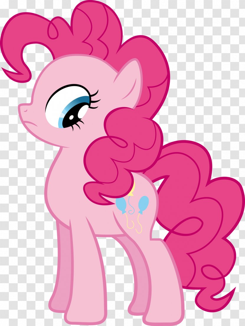 Pinkie Pie Pony Rainbow Dash Applejack Twilight Sparkle - Heart Transparent PNG
