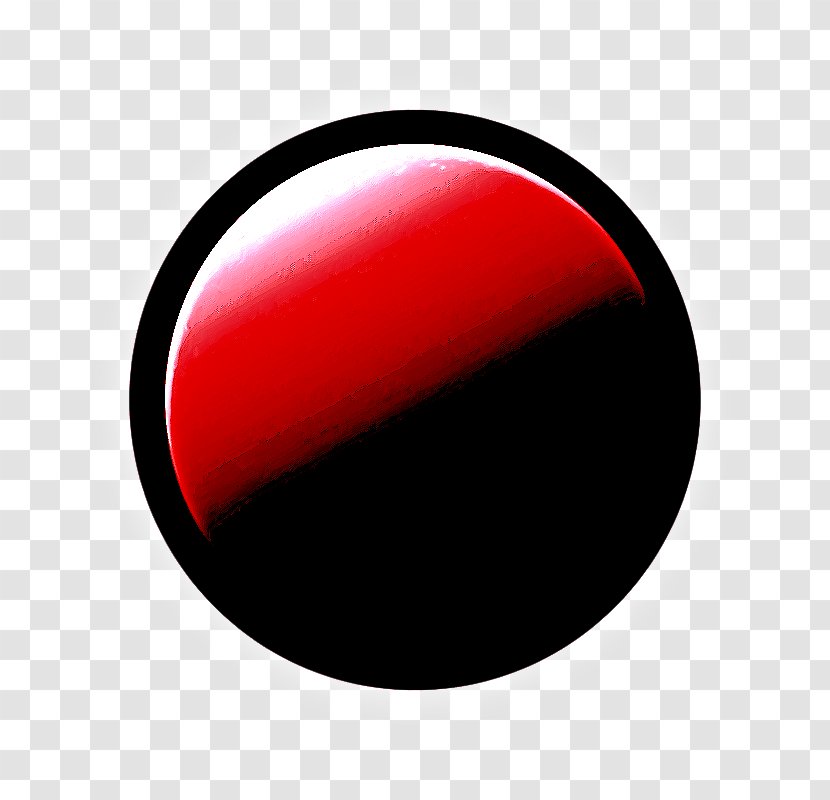 Red Black Line Material Property Circle - Flag Gloss Transparent PNG