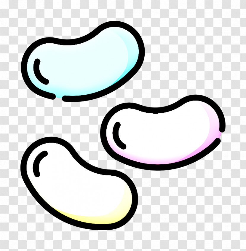 Sugar Icon Jelly Beans Icon Desserts And Candies Icon Transparent PNG