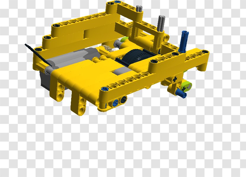 Toy Vehicle - Yellow - Lego Construction Transparent PNG