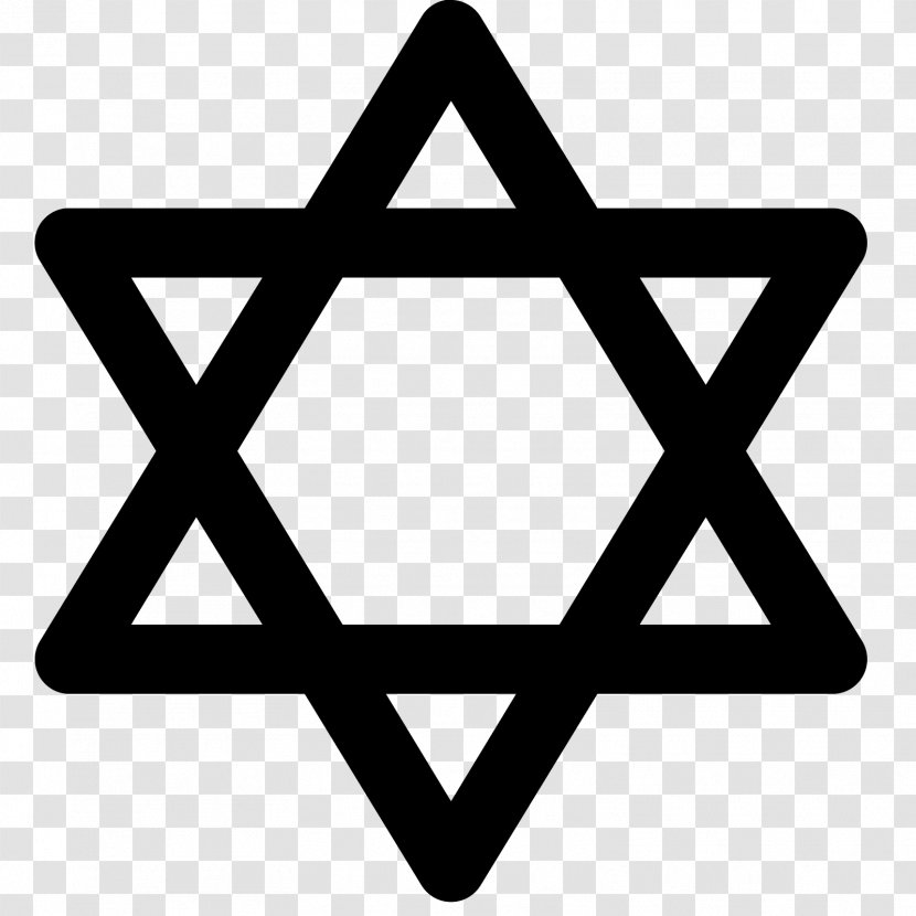 Star Of David Judaism Jewish Symbolism Hexagram Clip Art - Emoji - Satin Transparent PNG