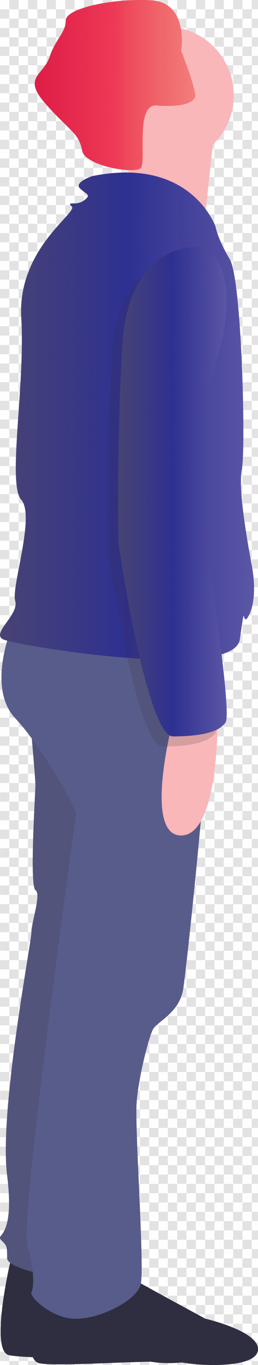 Man Looking Up Transparent PNG