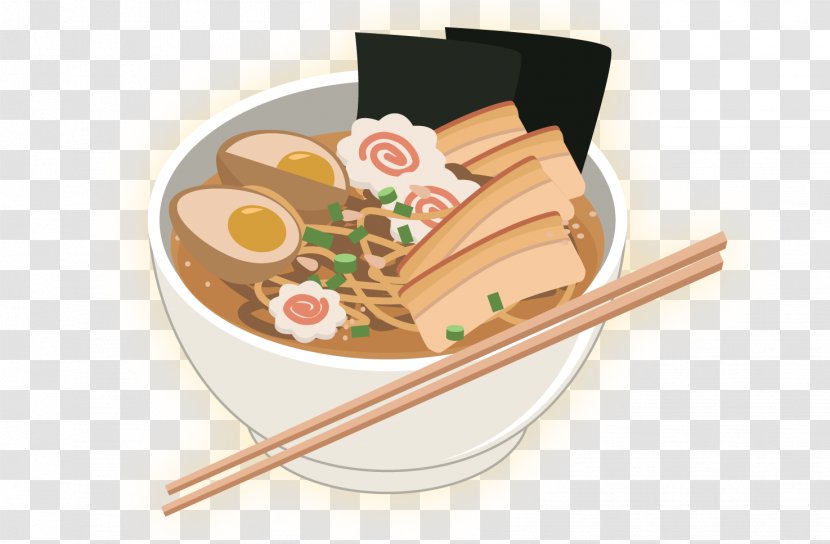 Ramen Chopsticks Cuisine Narutomaki Product Design - Yow Choy Transparent PNG