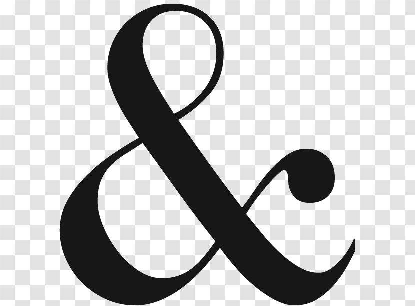 Ampersand Symbol Logogram Typographic Ligature - Handwriting Transparent PNG